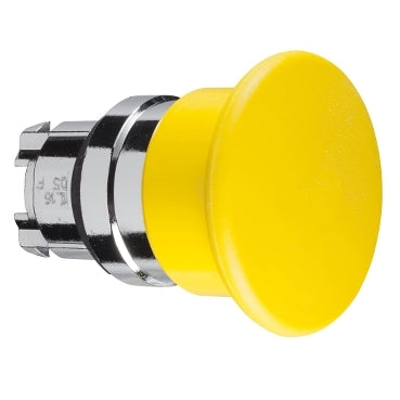 Harmony XB4, Head for non illuminated pushbutton, mushroom 40mm, metal, yellow, 22mm, spring return***EMAIL/TEXT FOR PRICING***