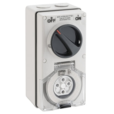 Clipsal - 56 Series, Socket Switched Interlocked***EMAIL/TEXT FOR PRICING***