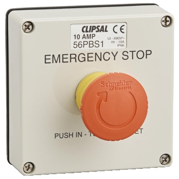 Clipsal - 56 Series, Control Station IP66 1Xem Stop Less Enclosure***EMAIL/TEXT FOR PRICING***