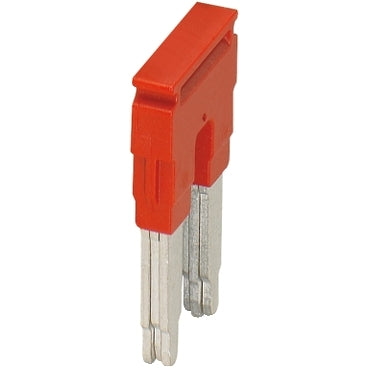 Linergy, Plug-in bridge, Linergy TR, 2 points, for 16mm² terminal blocks, 2 way, red, set of 10***EMAIL/TEXT FOR PRICING***