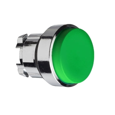 Harmony XB4, Push button head, metal, projecting, green, 22mm, spring return, unmarked***EMAIL/TEXT FOR PRICING***