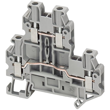 Linergy, Screw Terminal, Double Level, 4 Points, 2,5mm² , Grey***EMAIL/TEXT FOR PRICING***