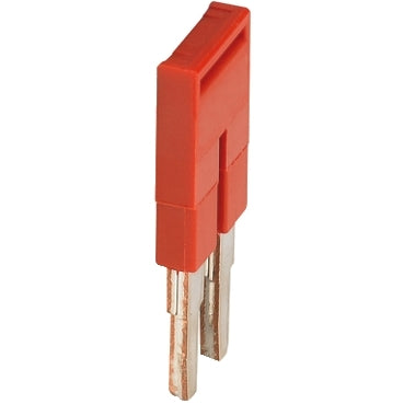 Linergy, Plug-in bridge, Linergy TR, 2 points, for 2.5mm² terminal blocks, 2 way, red, set of 50***EMAIL/TEXT FOR PRICING***