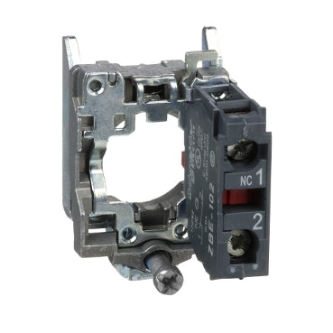 Harmony XB4, Single contact block with body fixing collar, metal, screw clamp terminal, 1NC***EMAIL/TEXT FOR PRICING***