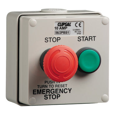 Clipsal - 56 Series, Push Button Control Station, 10A, IP66***EMAIL/TEXT FOR PRICING***