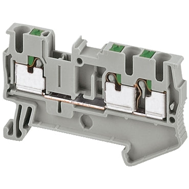 Linergy, Terminal block, Linergy TR, push-in type, feed through, 3 points, 2.5mm², grey, set of 50***EMAIL/TEXT FOR PRICING***