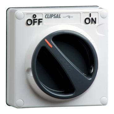 Clipsal - 56 Series, Surface Switch, IP66 1 Gang 3 Pole 20A Control***EMAIL/TEXT FOR PRICING***