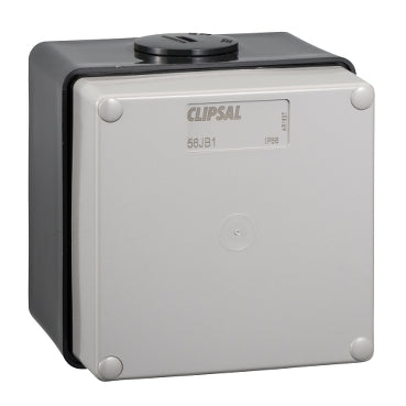 Clipsal - 56 Series, Enclosures and Boxes, Junction Boxes - IP66, 1 Gang (101 x 101 x 91mm high)***EMAIL/TEXT FOR PRICING***