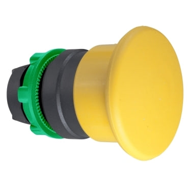 Harmony XB5, Head for non illuminated pushbutton, plastic, yellow, mushroom 40mm, 22mm, spring return***EMAIL/TEXT FOR PRICING***