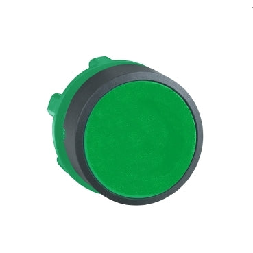 Harmony XB5, Push button head, plastic, flush, green, 22mm, spring return, unmarked***EMAIL/TEXT FOR PRICING***