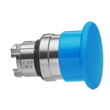 Harmony XB4, Head for non illuminated pushbutton, mushroom 40mm, metal, blue, 22mm, spring return***EMAIL/TEXT FOR PRICING***