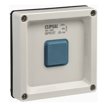 Clipsal - 56 Series, Push Button BLE Time Delay Switch - 10AX - 15A - 240V - Less Enclosure***EMAIL/TEXT FOR PRICING***