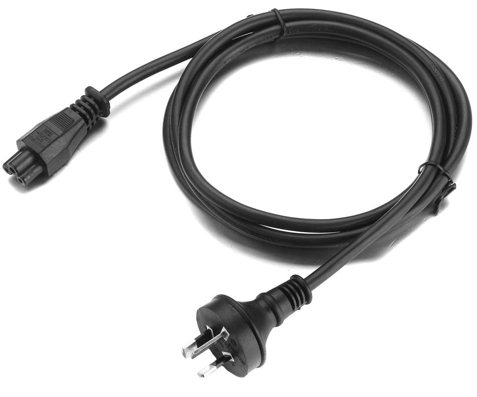 0.5m IEC C5 Clover Leaf Style Appliance Power Cable | Black