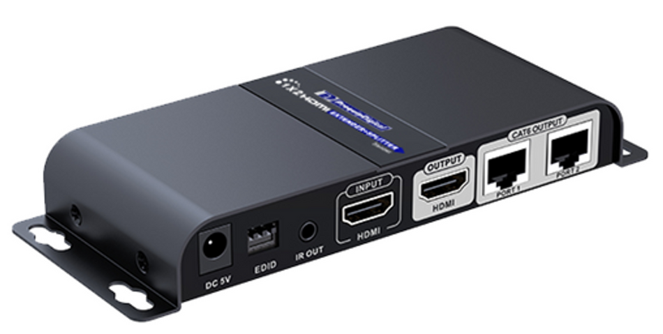 ProquipDigital 1 in 2 Out HDMI Extender Splitter with HDMI Loop Out