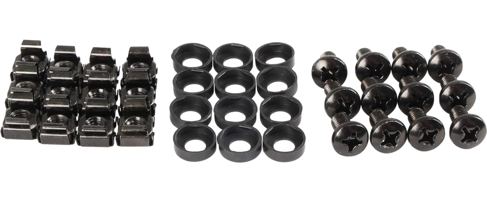 Datatek 12 Pack of Cage Nuts for Data Cabinets