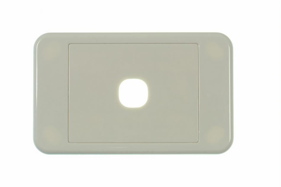 Digitek 1 Gang Wallplate (No Mech) - White