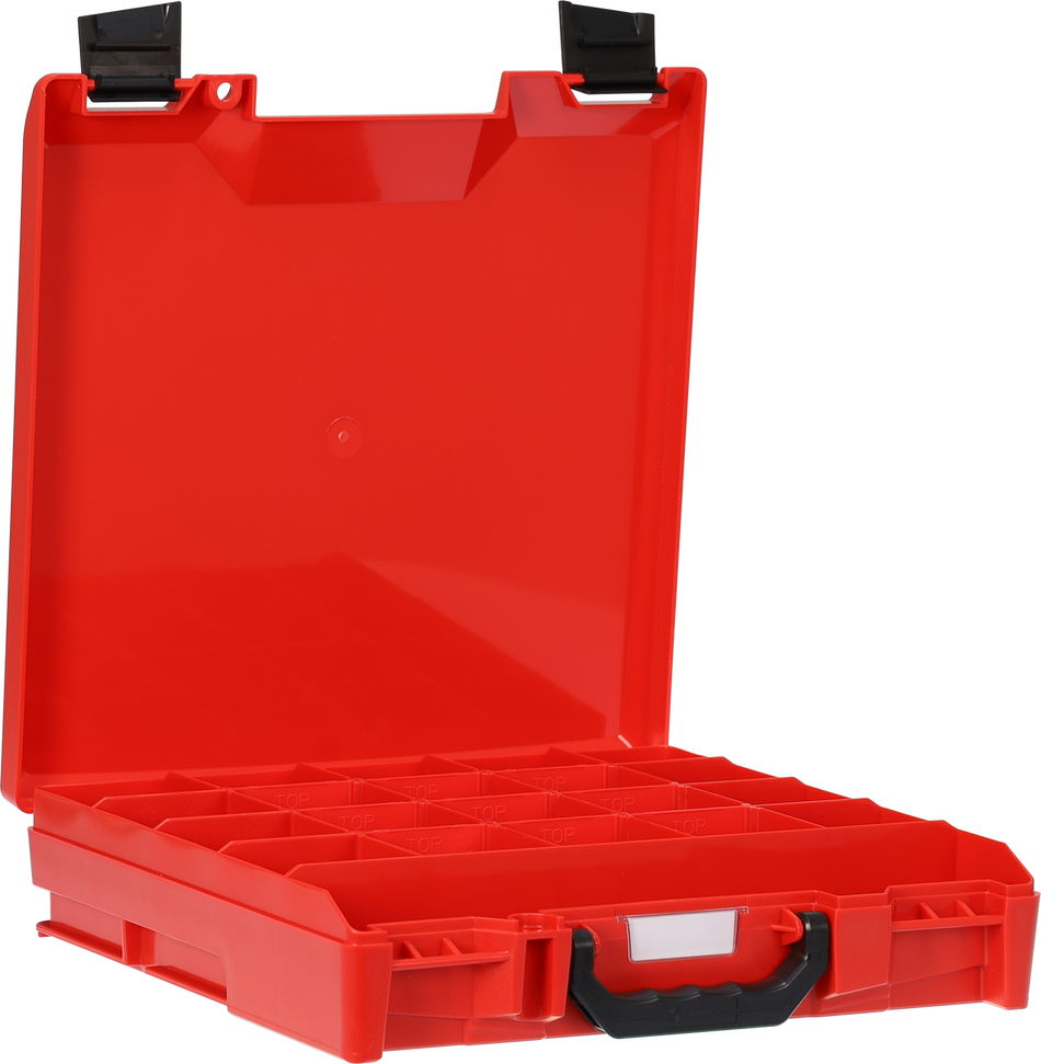 StorageTek Case Small ABS Lid-Red with Black Clasps