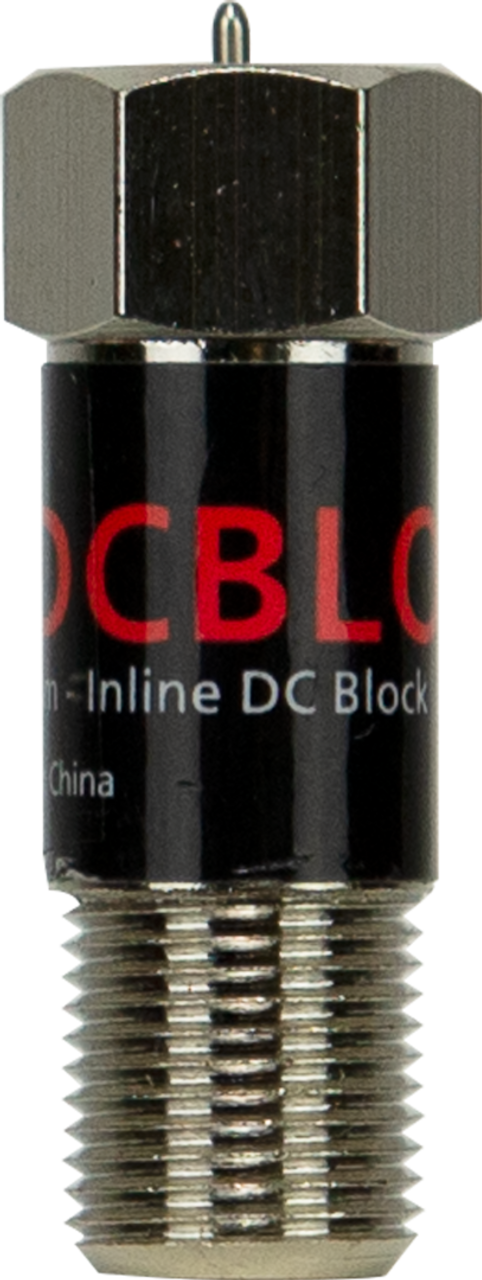 Kingray KDCBLOCK In-Line DC Blocker - F Male to F Female