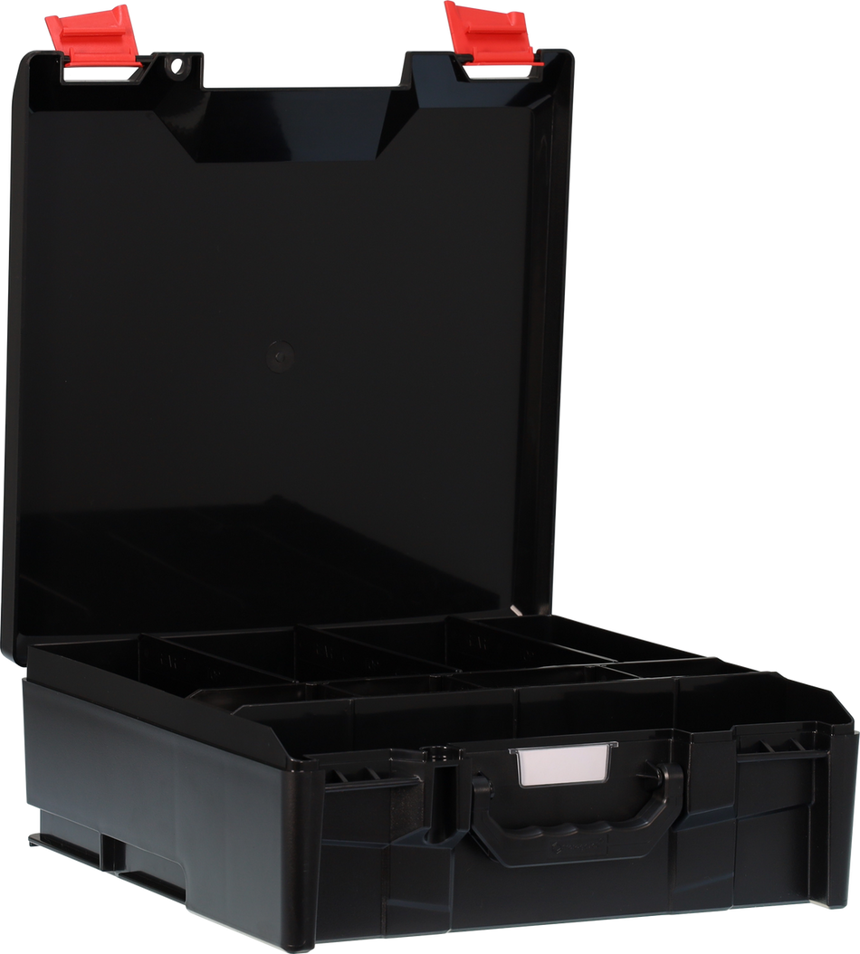 StorageTek Case Large ABS Lid c/w dividers-Black