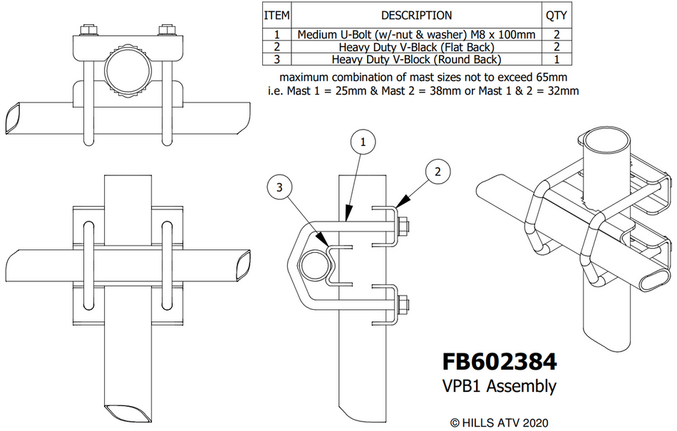 Hills Antenna FB602384 VPB1 Assembly