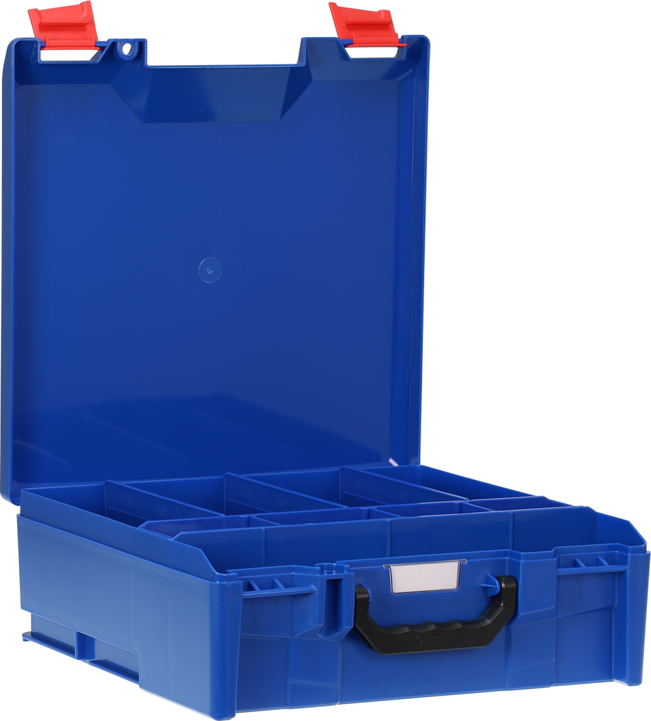 StorageTek Case Large ABS Lid c/w dividers-Blue