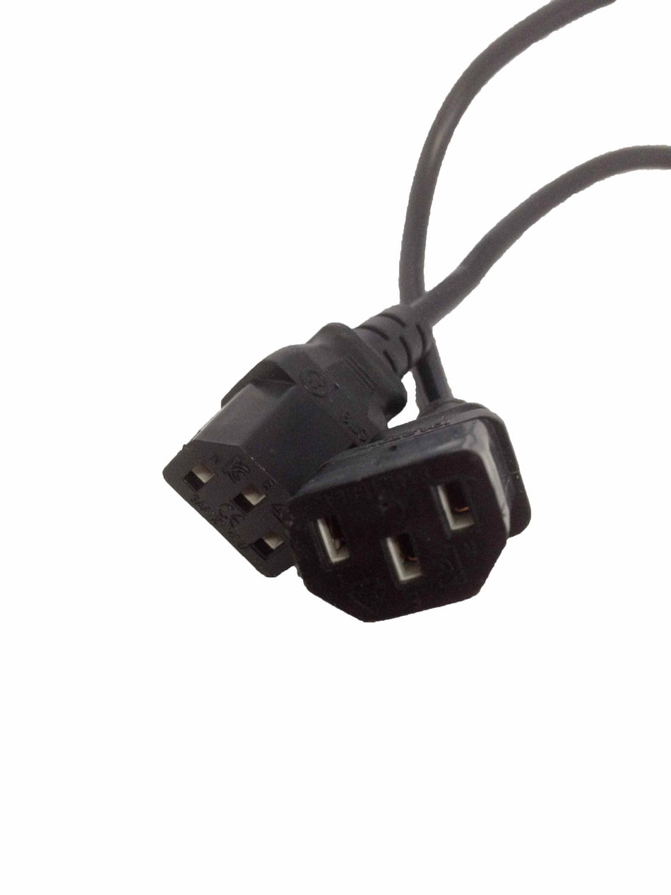 IEC Y-Cord - 1 x C14 to 2 x C13 - 0.5m