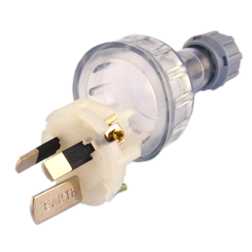 NLS 30408 | 3 Pin 15Amp PlugTop (Transparent)