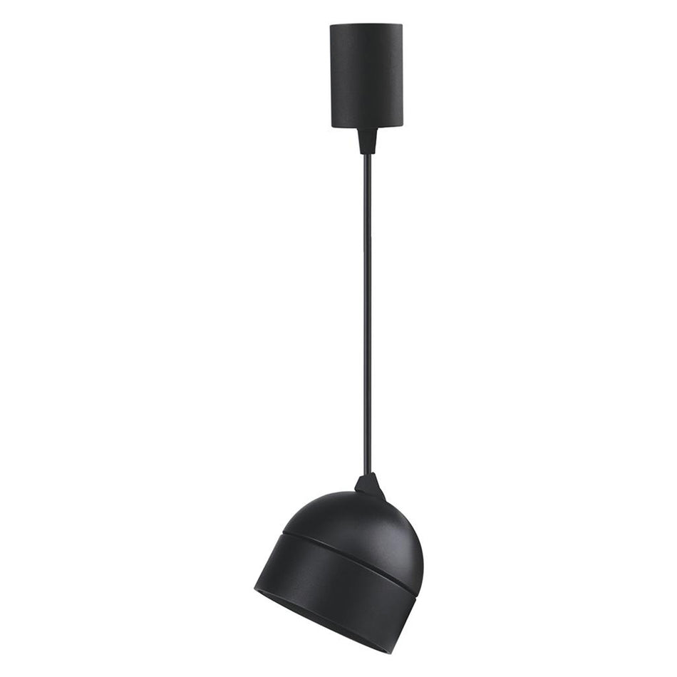 Moon 6W/9W Dimmable LED Tube Pendant Matt Black / Tri-Colour
