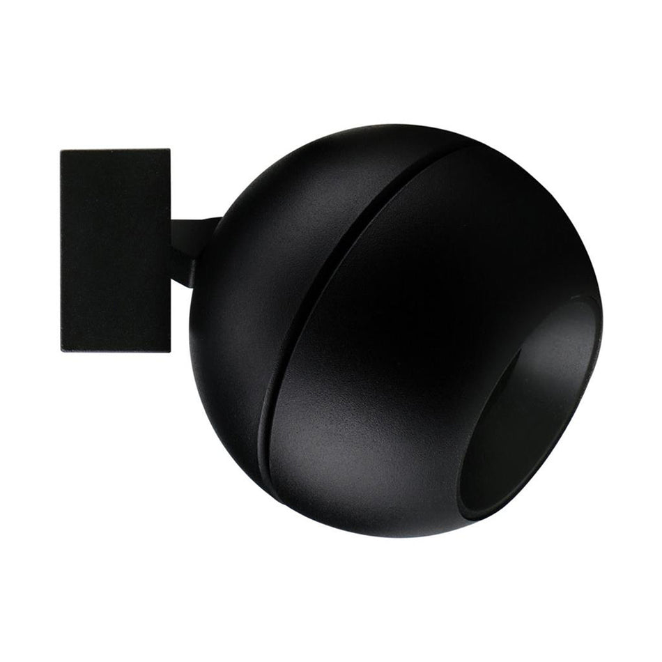 Moon 6W/9W 240V Dimmable LED Spot Wall Light Matt Black / Tri-Colour
