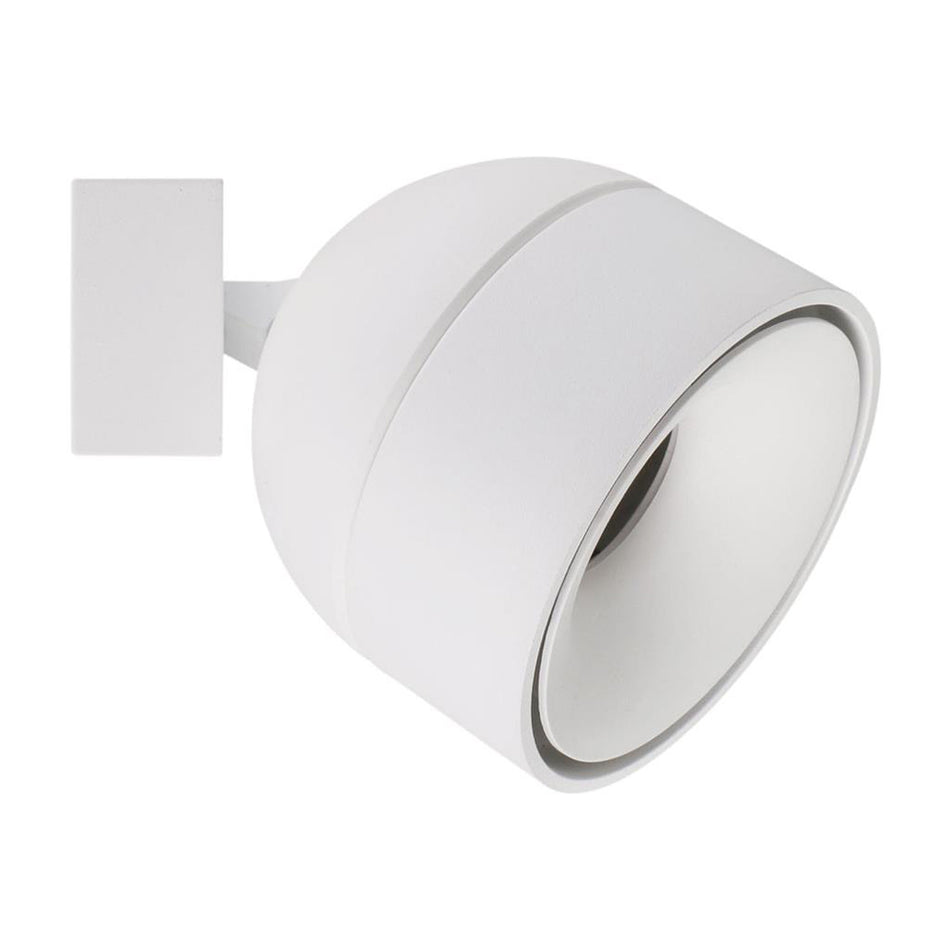 Moon 6W/9W 240V Dimmable LED Tube Wall Light Matt White / Tri-Colour