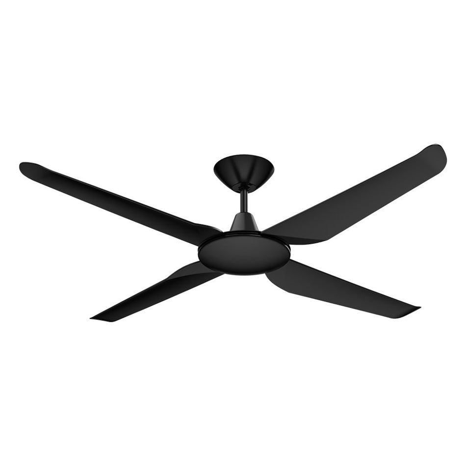 Motion 4 Blade 52" DC Ceiling Fan Black