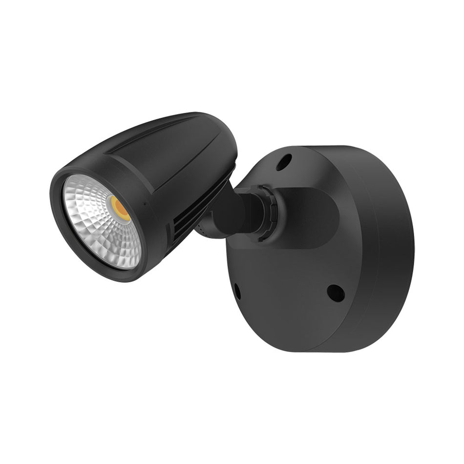 Muro Max 16W LED Single Head Spotlight Black / Tri-Colour