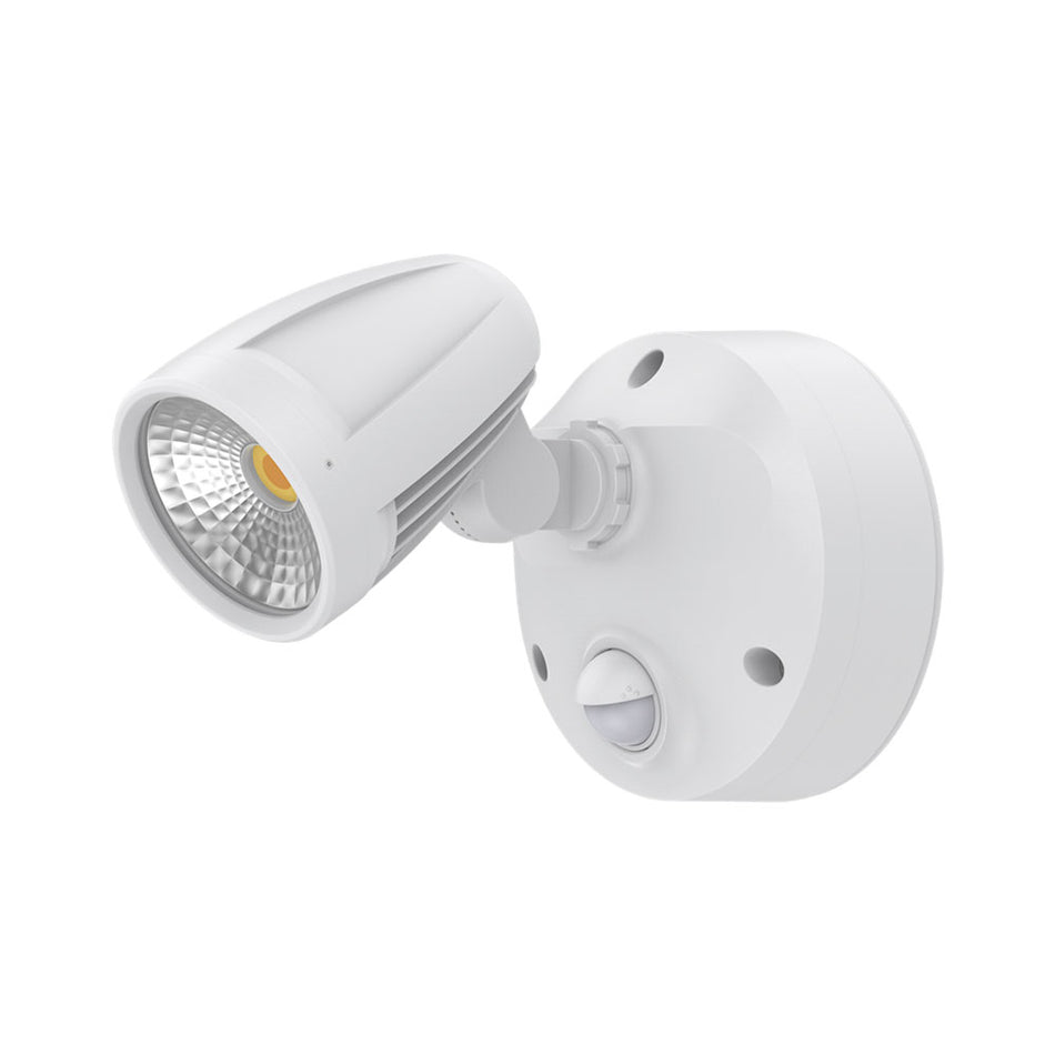 Muro Max 16W LED Single Spotlight With Sensor White / Tri-Colour