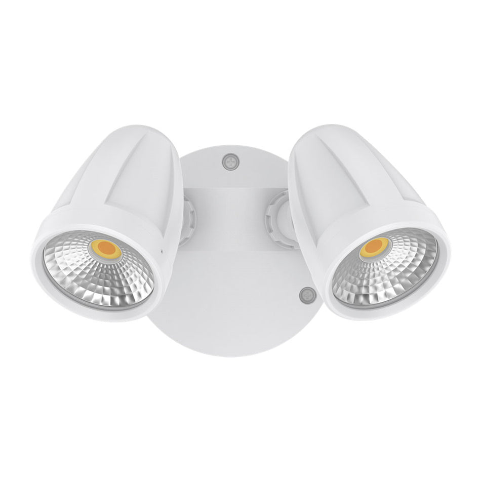 Muro Max 32W LED Twin Head Spotlight White / Tri-Colour