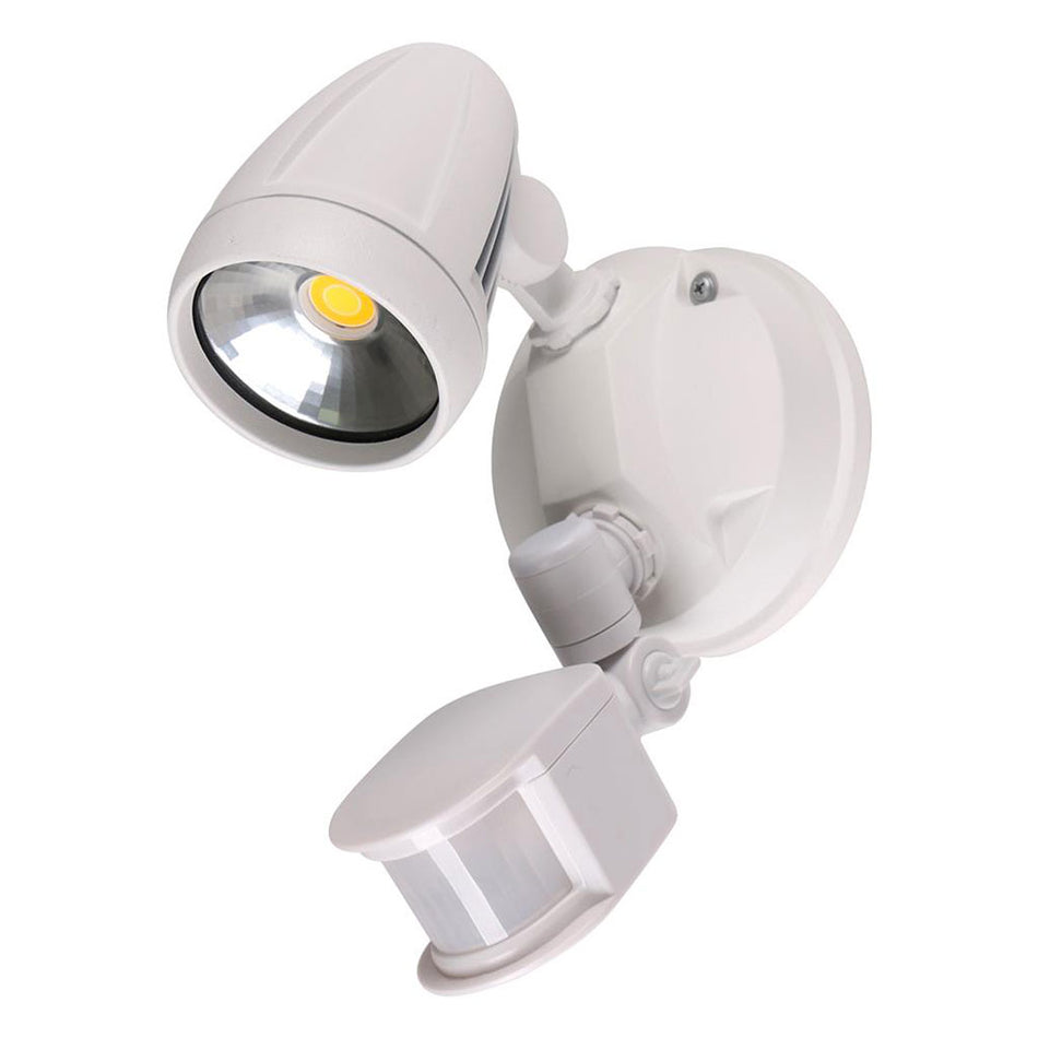 Muro 15 Watt Single Head LED Spotlight with Sensor White / Tri Colour