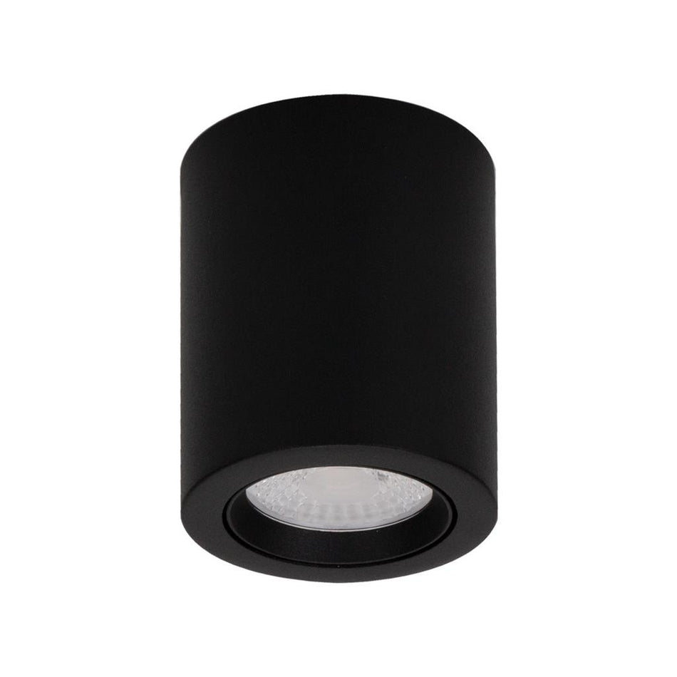 Neo-10 10W Dimmable Surface Mounted Tiltable LED Downlight Black / Tri-Colour