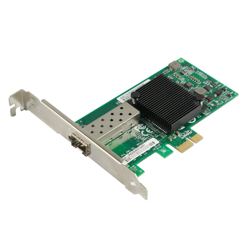 PCIe NIC Single Port SFP 1Gb | Intel® 82576EB Controller