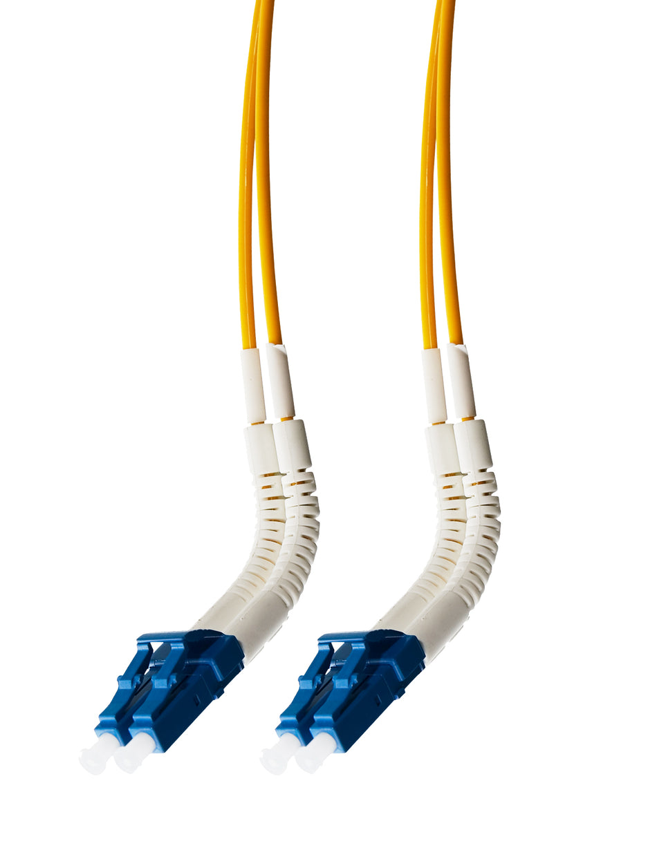 2m LC Flexi Boot - LC Flexi Boot OS1 / OS2 Singlemode Fibre Optic  Duplex Cable