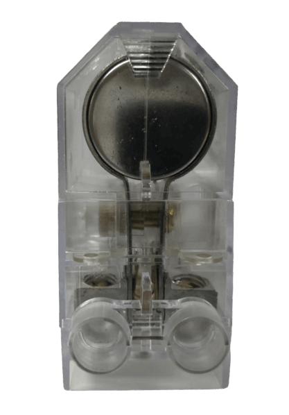 100A HRC Fuse Holder Back Wired with 80A HRC Fuse Link - Clear (NSW)