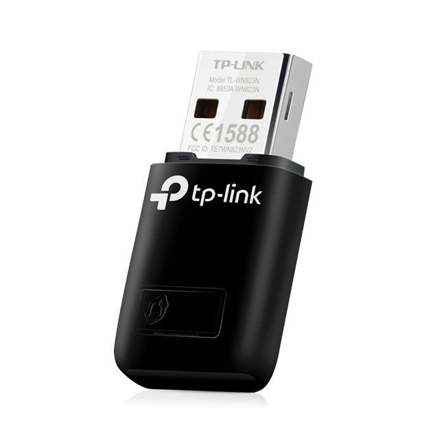 TP-Link TL-WN823N 300Mbps Wireless N Mini USB Adapter Black