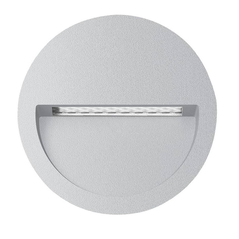 Zac-4 4W LED 12V DC Round Recessed Light Silver / Warm White