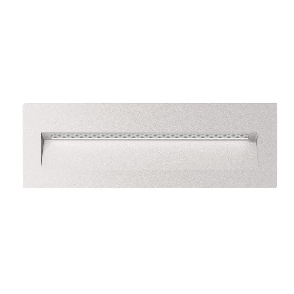 Zac-8 8W LED 12V DC Rectangular Recessed Brick Light White / Warm White