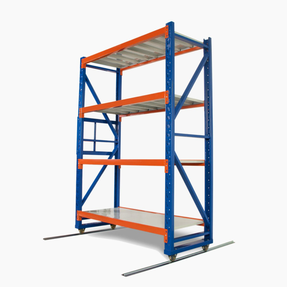 Heavy Duty Mobile Shelving 2400H x 900W x 600D