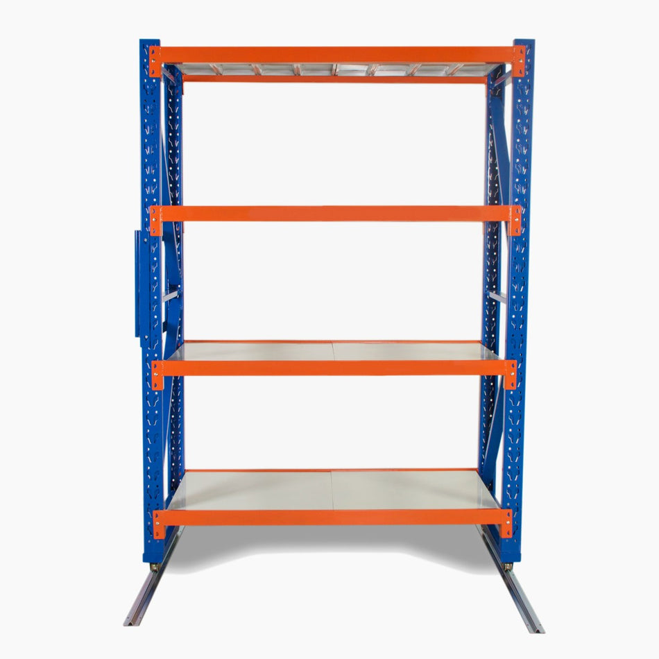 Heavy Duty Mobile Shelving 2000H x 1200W x 600D