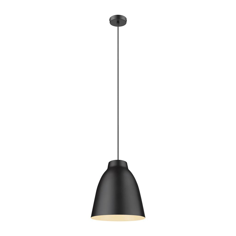 Zoey 260mm 1 Light Pendant Black