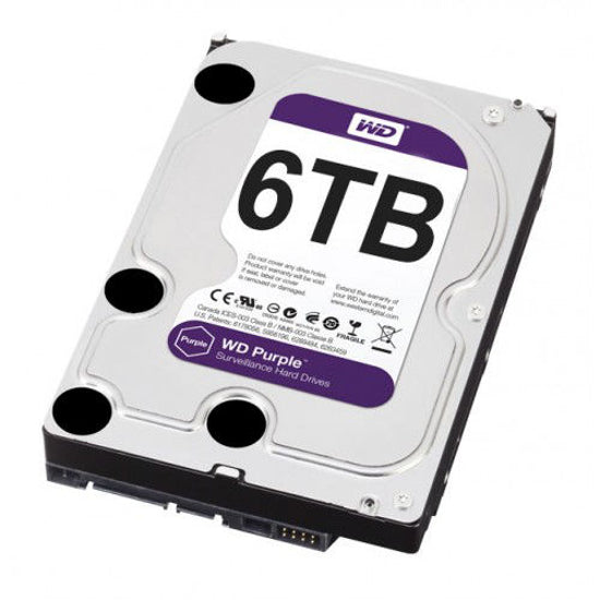 WD 6TB SATA SURVEILLANCE HARD DRIVE 3.5"