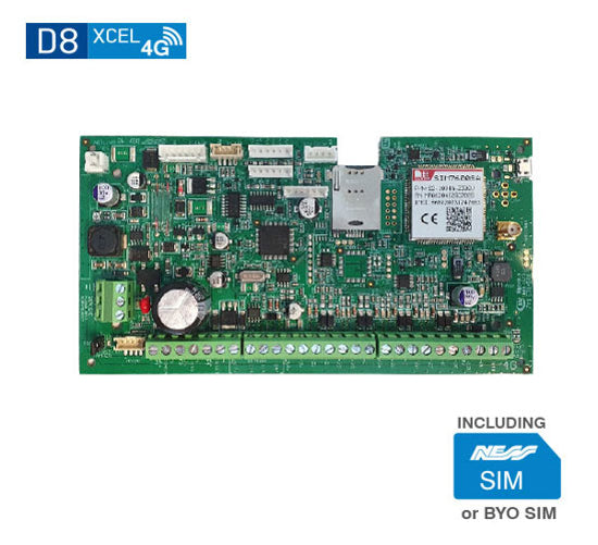 D8XCEL4G 备用 PCB，带 Ness SIM，未锁定