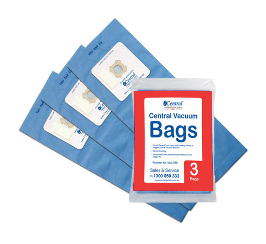 iCENTRAL PAPER BAGS - 3 PACK