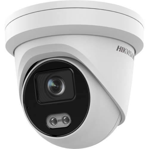 Hikvision DS-2CD2347G2-LU 4MP Gen2 ColorVu Turret Camera with Acusense & Mic 30m White LED 4mm  *SPECIAL*