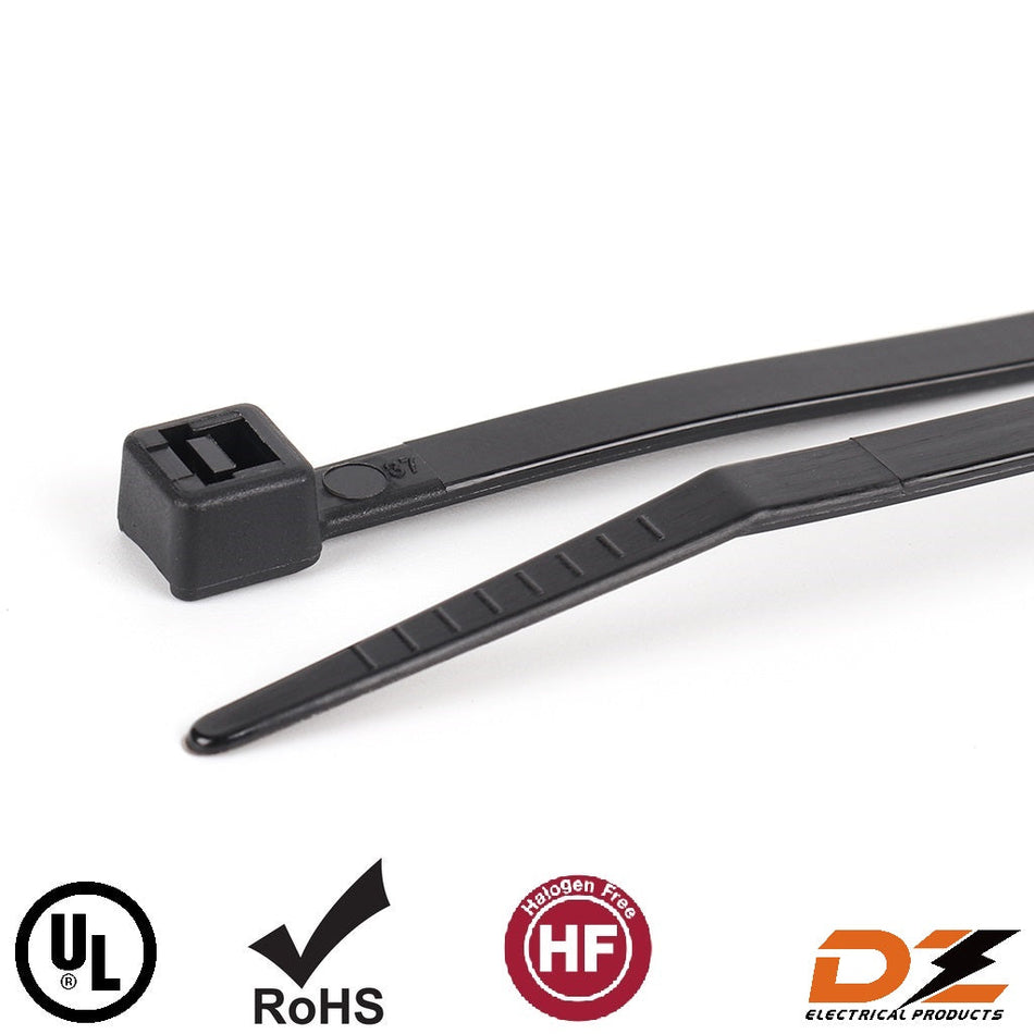 Cable Ties 750 x 9.0mm - 100 Pack, Black Only